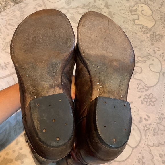 Vintage Tony Lama 5084 Cowboy Western Boots Brown Leather Sz 9 EEE - Picture 6 of 8